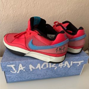 Nike Ja Fuel Ember Glow Blue Lightning Basketball